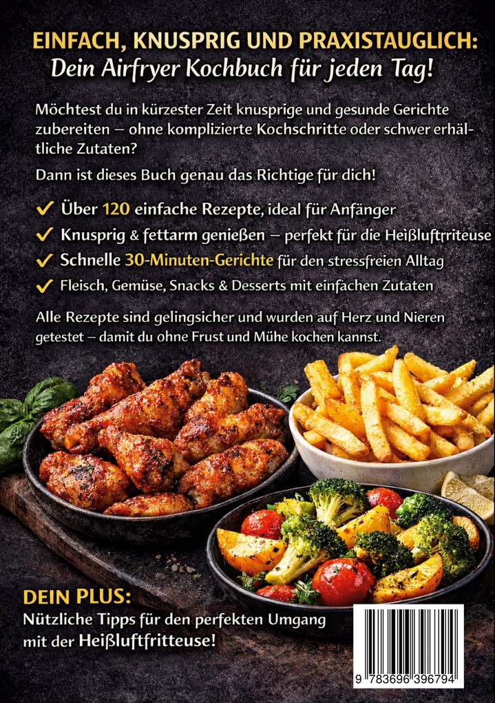 Weitere Ansicht: Das große Airfryer Kochbuch für Anfänger | Marlene Vogt