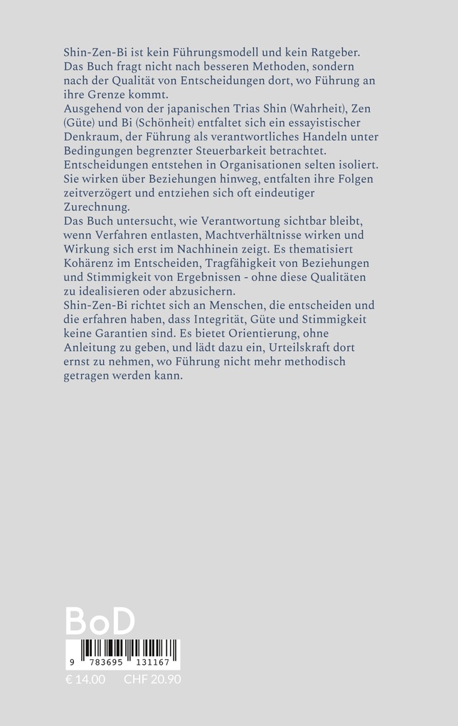 Weitere Ansicht: Shin - Zen - Bi | Frits Gerber