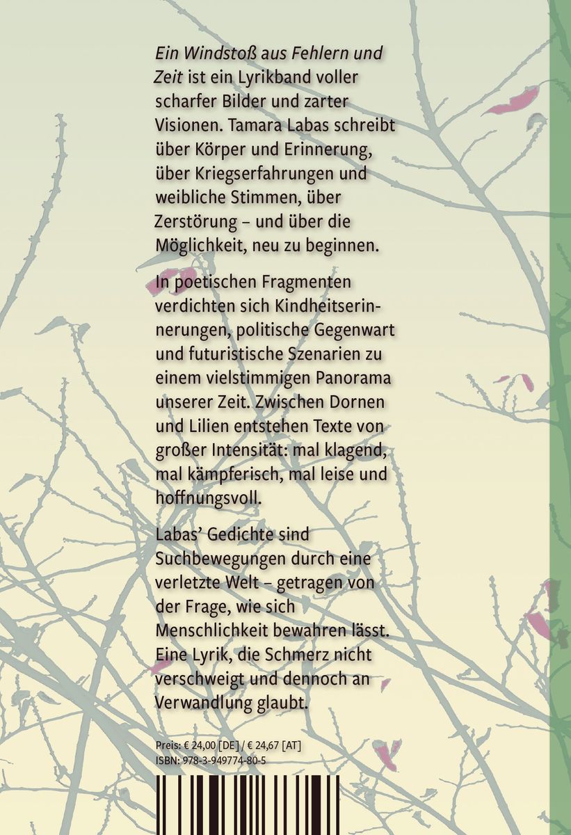 Weitere Ansicht: Ein Windstoß aus Fehlern und Zeit | Tamara Labas