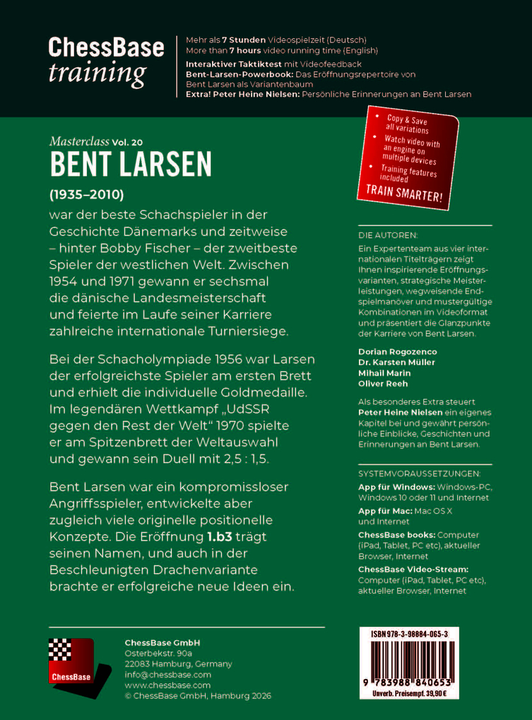 Weitere Ansicht: Masterclass Vol. 20: Bent Larsen