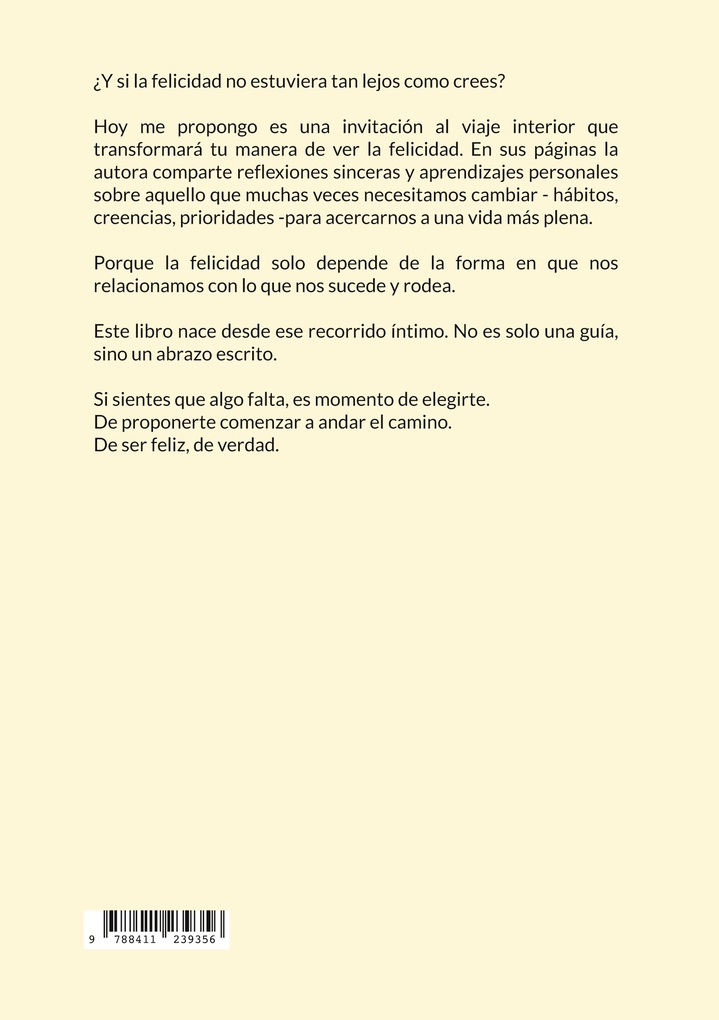 Weitere Ansicht: Hoy me propongo | Eliana Delembert