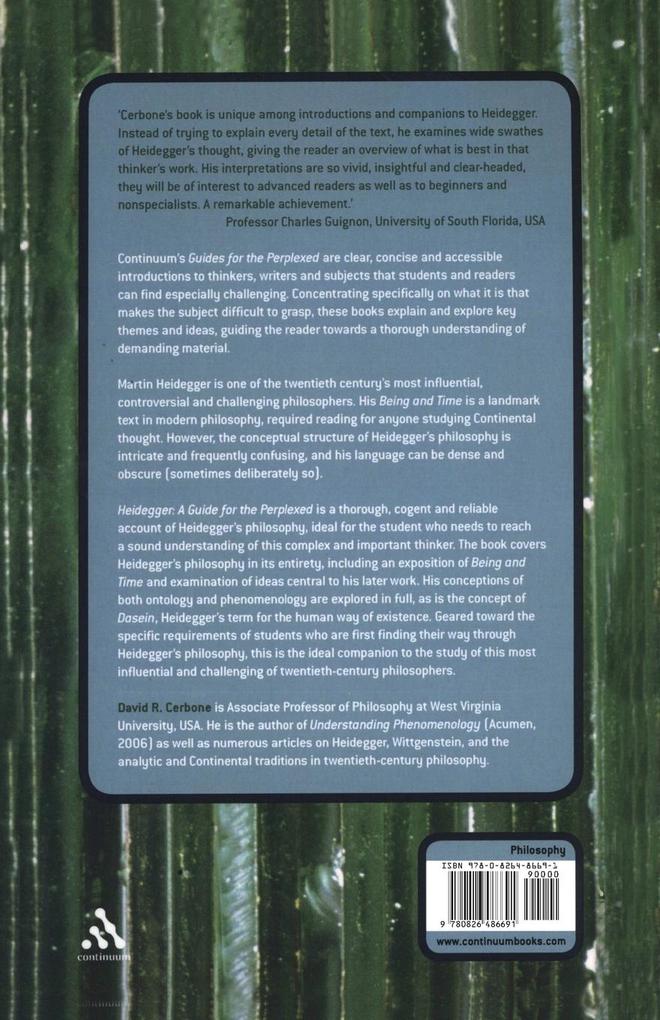 Weitere Ansicht: Heidegger | David R. Cerbone