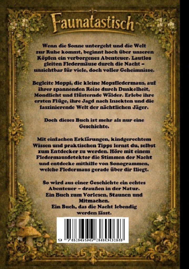 Weitere Ansicht: Faunatastisch® 1 - Die Nachtjagd der Fledermäuse | Horst Fischer