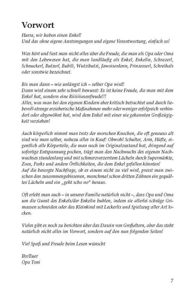 Weitere Ansicht: Endlich Opa | Toni Lauerer