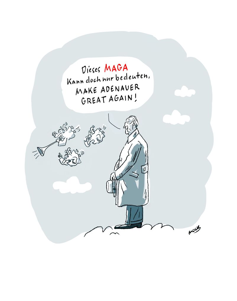 Weitere Ansicht: Adenauer auf der Wolke | Matthias Krüger
