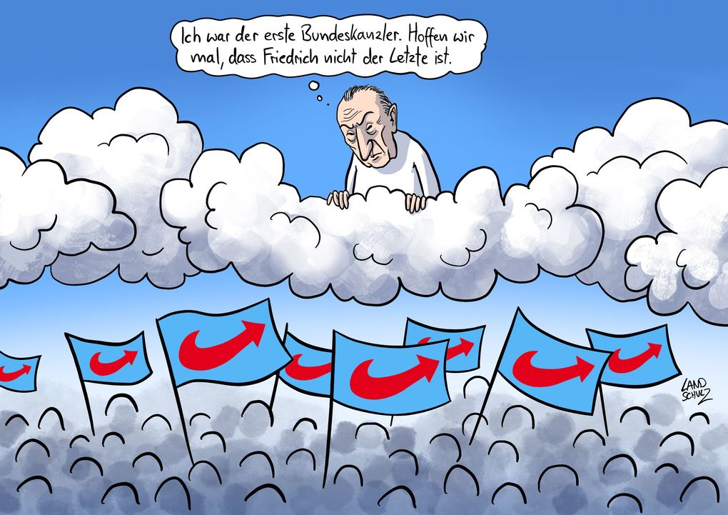 Weitere Ansicht: Adenauer auf der Wolke | Matthias Krüger