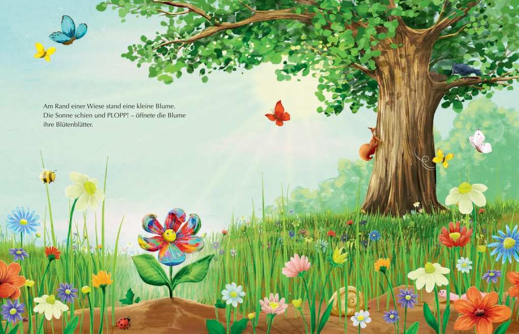 Weitere Ansicht: Die kleine Glitzerblume. Bilderbuch | Heidi Leenen