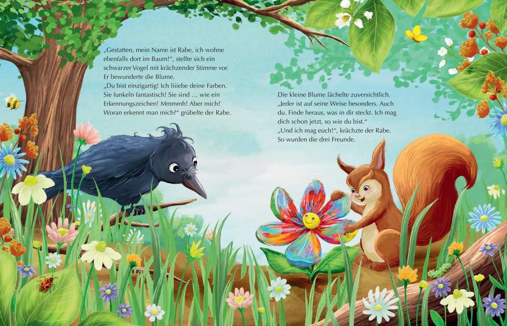 Weitere Ansicht: Die kleine Glitzerblume. Bilderbuch | Heidi Leenen