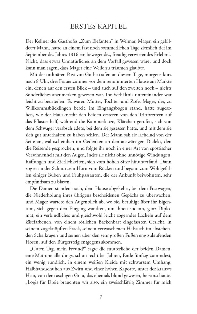 Weitere Ansicht: Lotte in Weimar | Thomas Mann