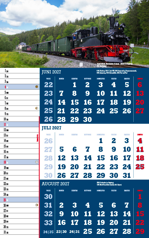 Weitere Ansicht: 3-Monatskalender Sachsen 2027 | Jörg Neubert