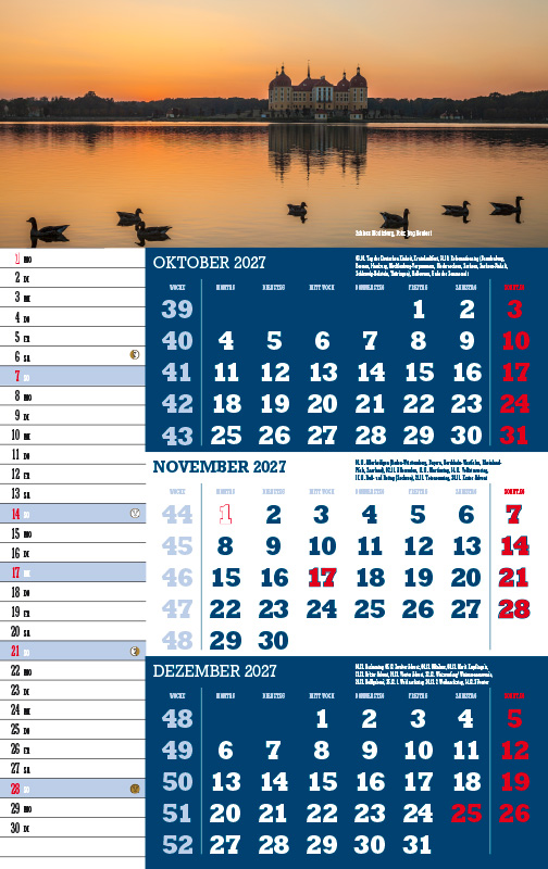 Weitere Ansicht: 3-Monatskalender Sachsen 2027 | Jörg Neubert