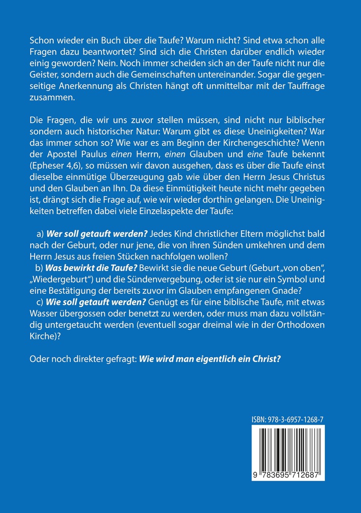 Weitere Ansicht: Die Taufe | Alexander Basnar