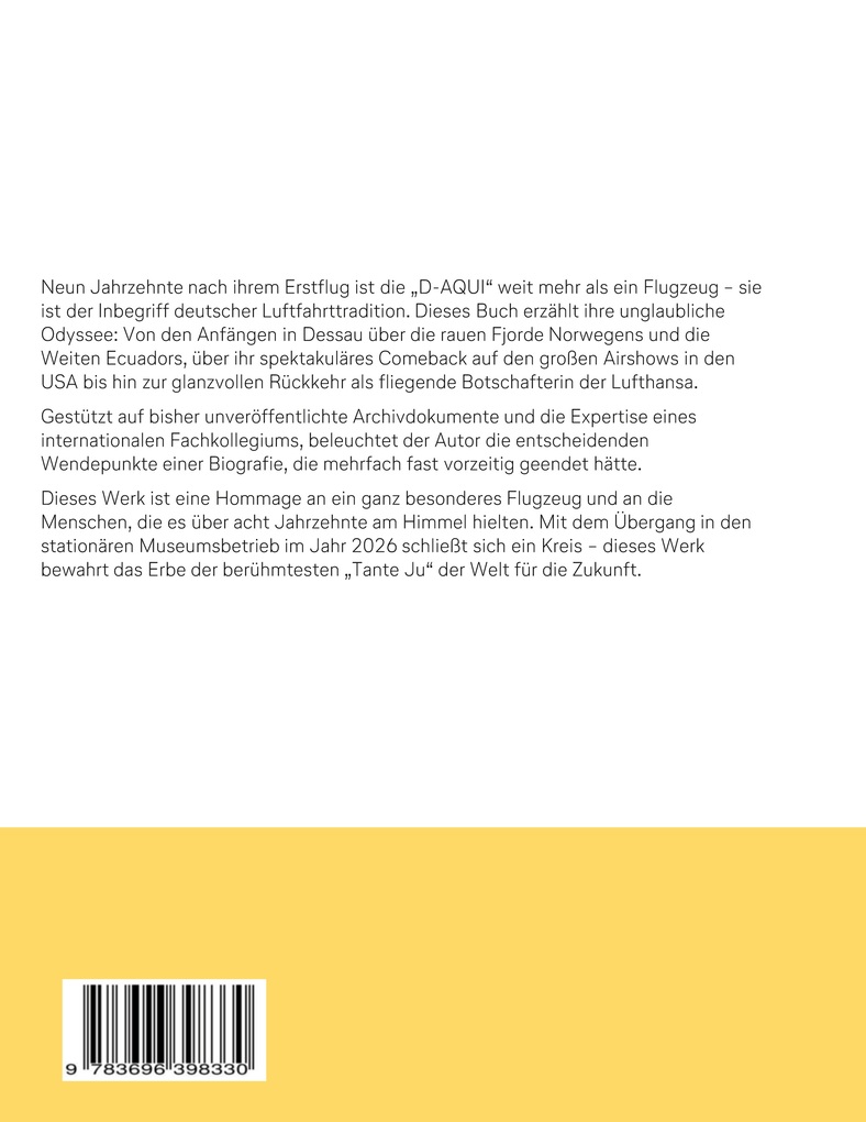 Weitere Ansicht: 90 Jahre D-AQUI | Paul Zöller