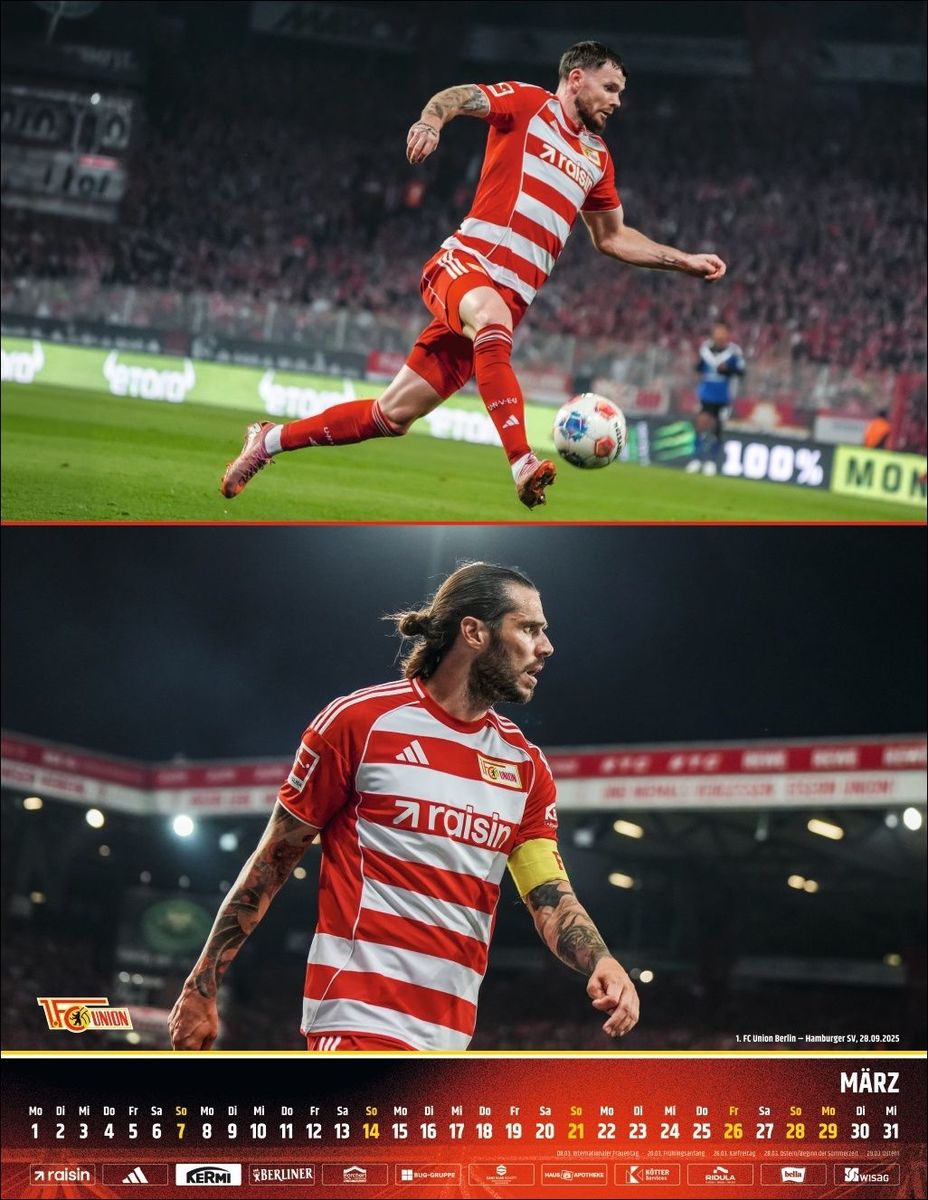 Weitere Ansicht: 1. FC Union Berlin Posterkalender 2027