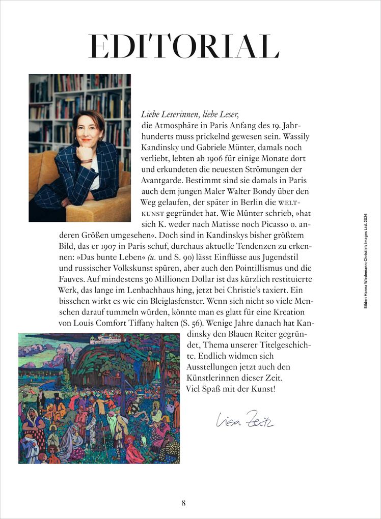 Weitere Ansicht: ZEIT Weltkunst 260/26
