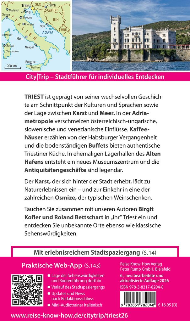 Weitere Ansicht: Reise Know-How CityTrip Triest | Birgit Kofler, Roland Bettschart