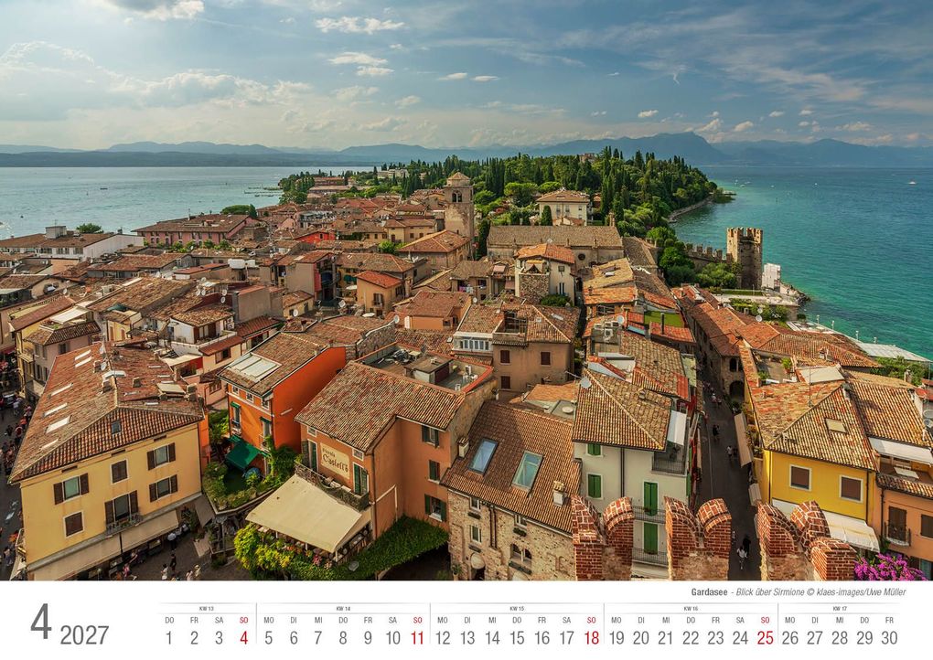 Weitere Ansicht: Gardasee 2027 Bildkalender A3 cm quer, spiralgebunden
