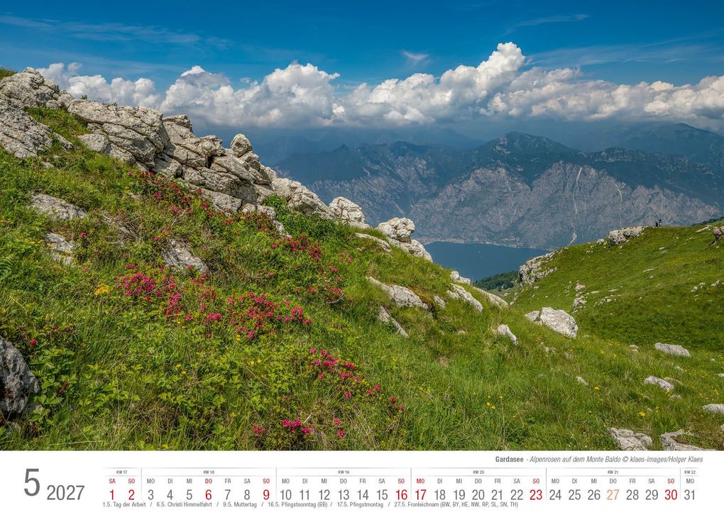 Weitere Ansicht: Gardasee 2027 Bildkalender A3 cm quer, spiralgebunden