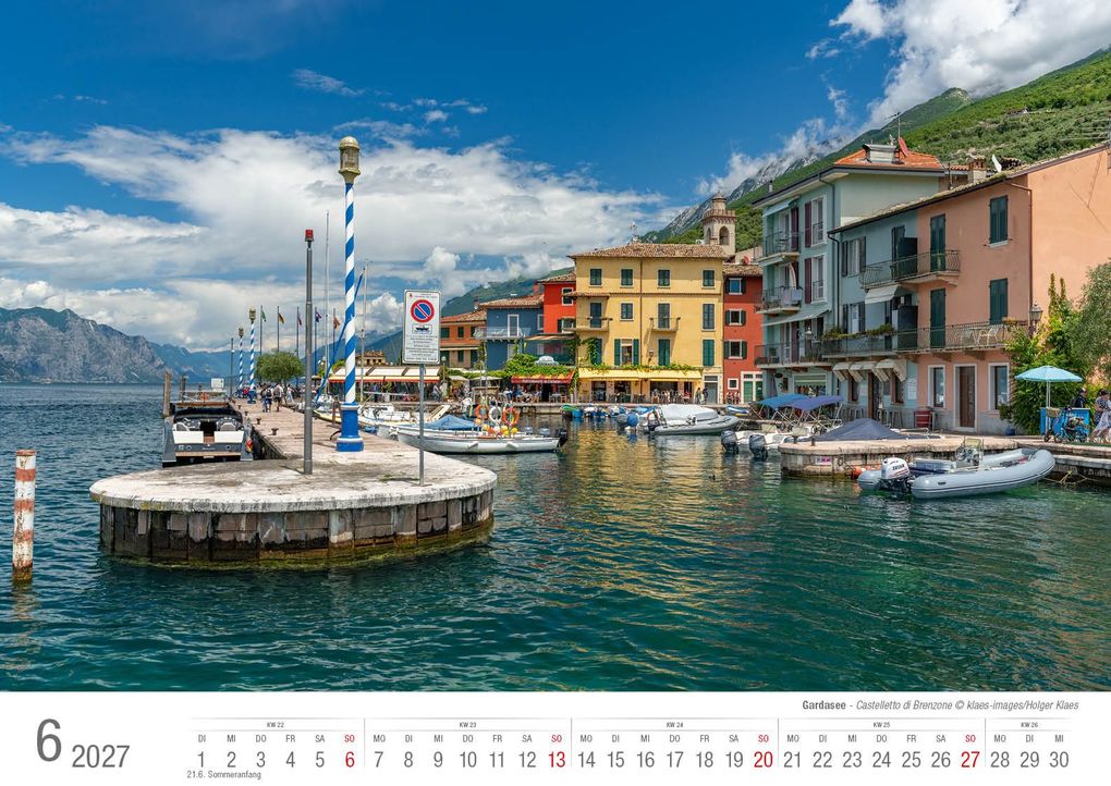 Weitere Ansicht: Gardasee 2027 Bildkalender A3 cm quer, spiralgebunden
