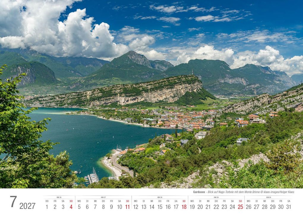 Weitere Ansicht: Gardasee 2027 Bildkalender A3 cm quer, spiralgebunden