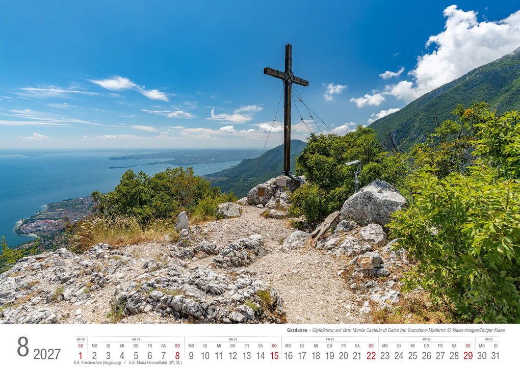 Weitere Ansicht: Gardasee 2027 Bildkalender A3 cm quer, spiralgebunden