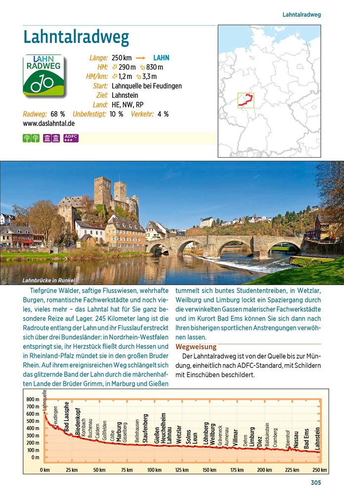 Weitere Ansicht: Radfernwege Deutschland