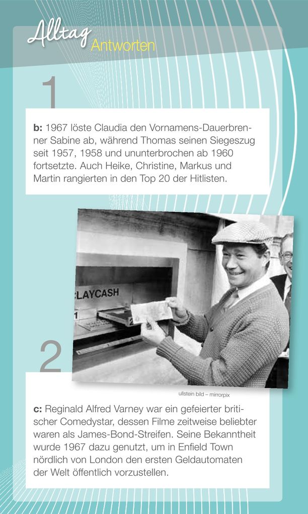 Weitere Ansicht: Wir vom Jahrgang 1967 - Das Quiz | Matthias Rickling