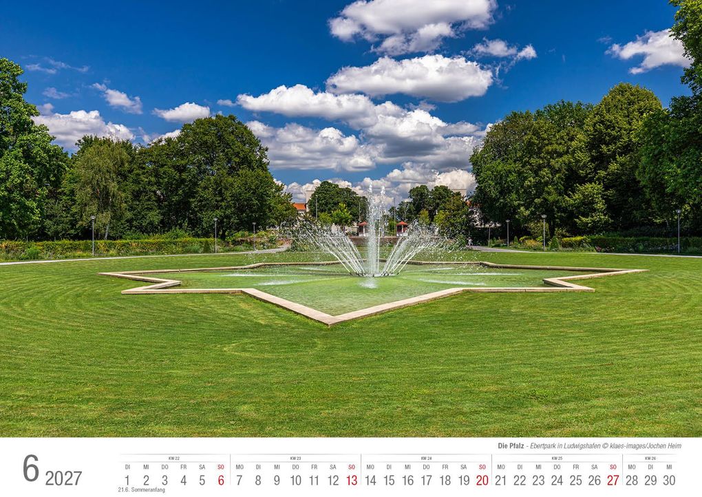 Weitere Ansicht: Die Pfalz 2027 Bildkalender A3 Spiralbindung