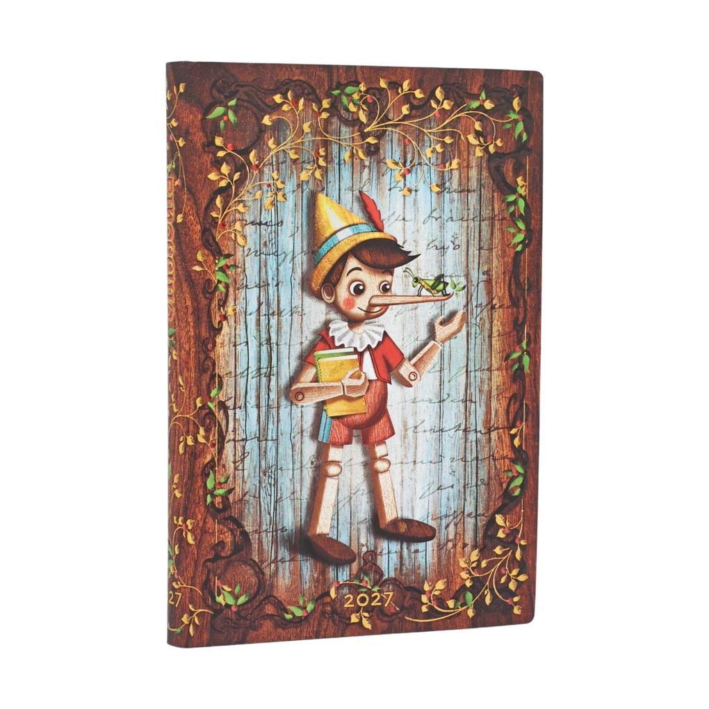 Produktbild: 12-Monatskalender 2027 Carlo Collodi, Pinocchio Mini Horizontal