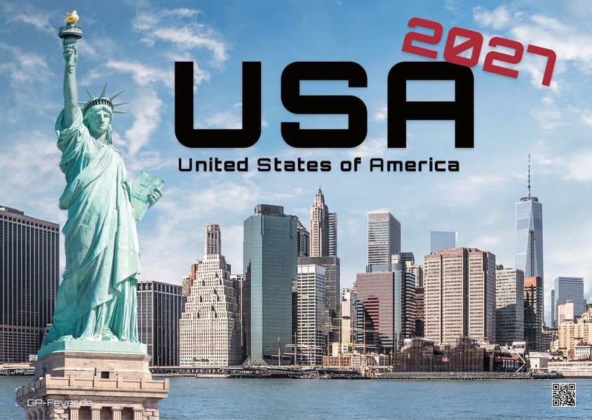 Produktbild: USA - eine Reise durch die Vereinigten Staaten - dem Land der unbegrenzten Möglichkeiten - 2027 - Kalender DIN A3
