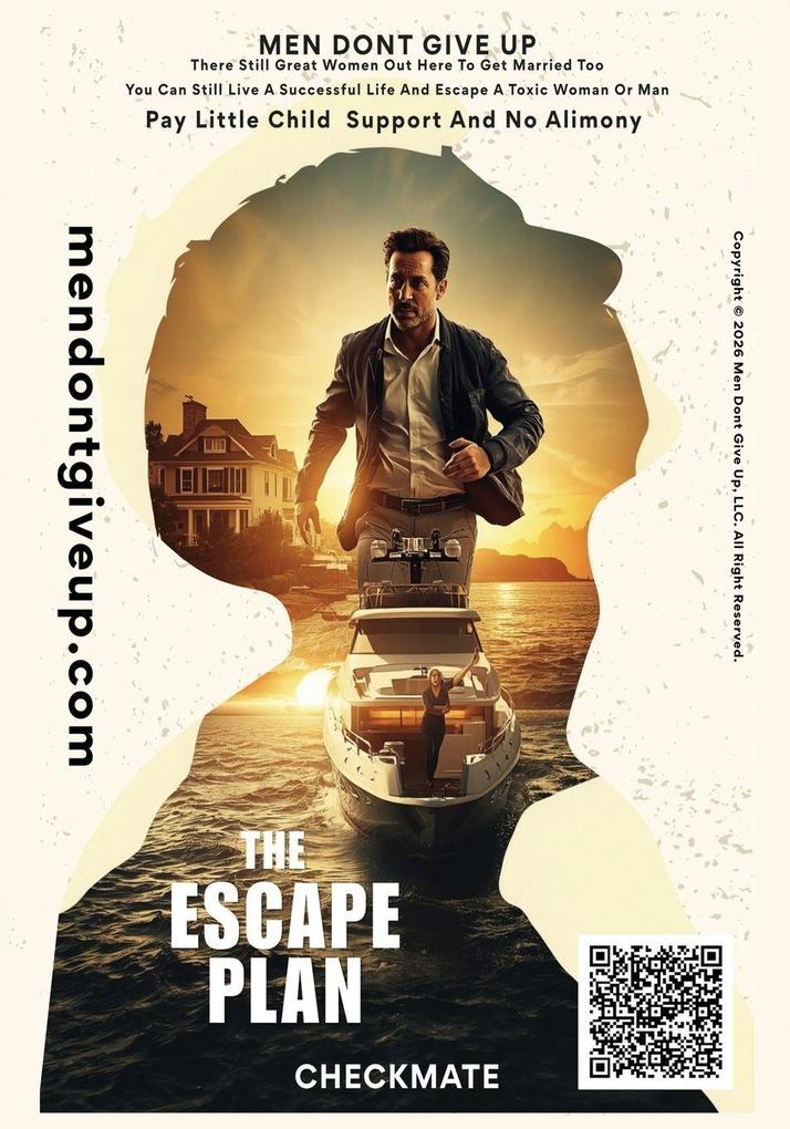 Produktbild: MEN DONT GIVE UP There Still Great Women Out Here To Get Married Too You Can Still Live A Successful Life And Escape A Toxic Woman Or Man Pay Little Child Support And No Alimony The Escape Plan Checkmate | Men Dont Give Up