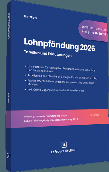 Produktbild: Lohnpfändung 2026 | Udo Hintzen