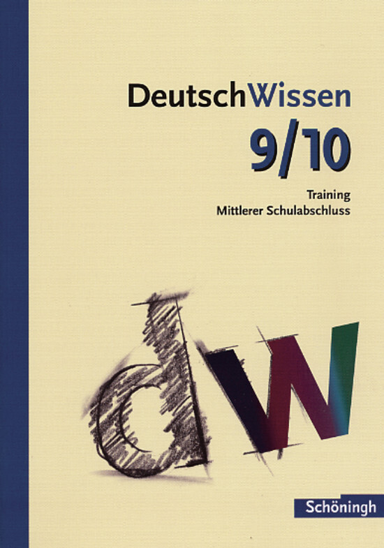 Produktbild: DeutschWissen. Training Mittlerer Schulabschluss | Franz Waldherr
