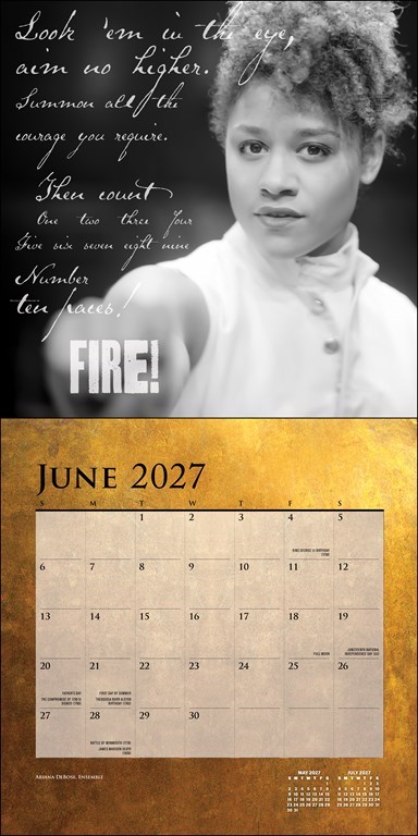Weitere Ansicht: Hamilton 2027 Wall Calendar | Universe Publishing, Hamilton Uptown LLC
