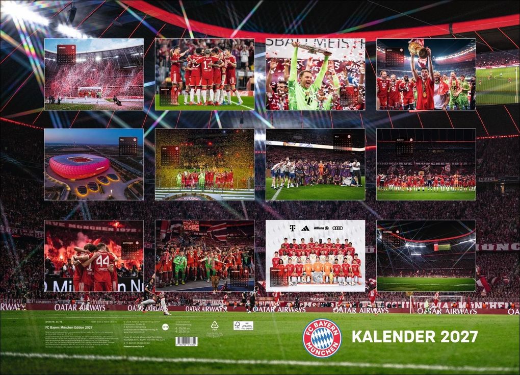 Weitere Ansicht: FC Bayern München Edition Kalender 2027