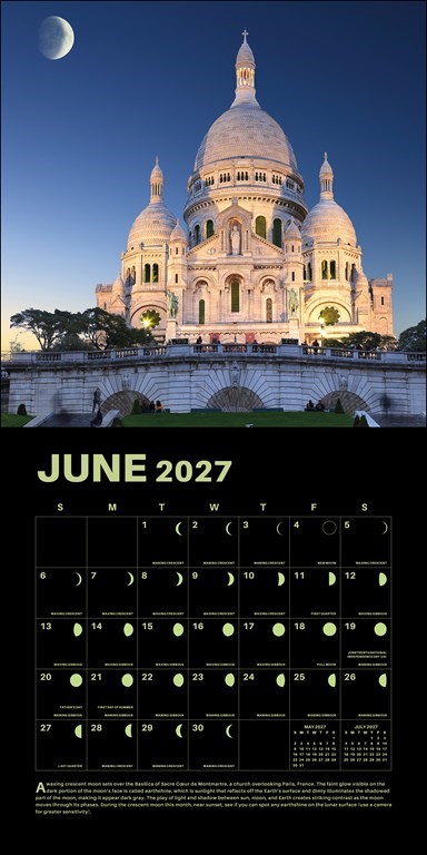 Weitere Ansicht: Lunar - Mond 2027 - Wandkalender | Universe Publishing