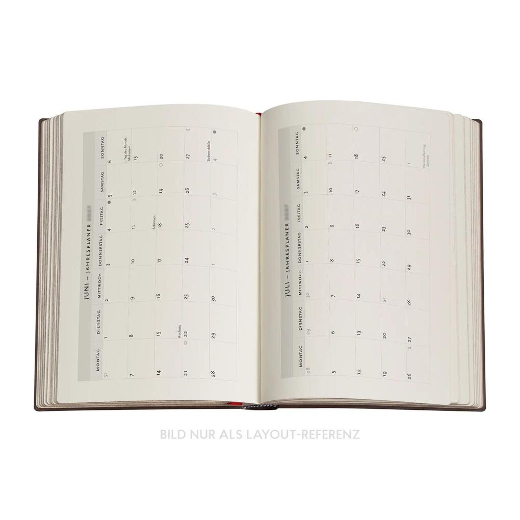 Weitere Ansicht: 12-Monatskalender 2027 Safawidisch Indigo Midi Vertikal