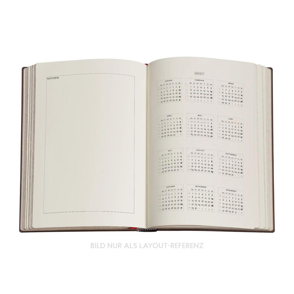 Weitere Ansicht: 12-Monatskalender 2027 Safawidisch Indigo Midi Vertikal