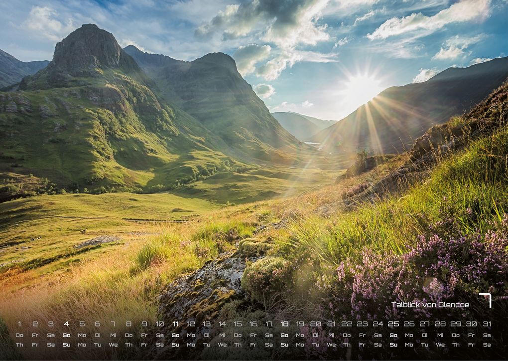 Weitere Ansicht: Schottland - Mystik der Highlands - 2027 - Kalender DIN A3