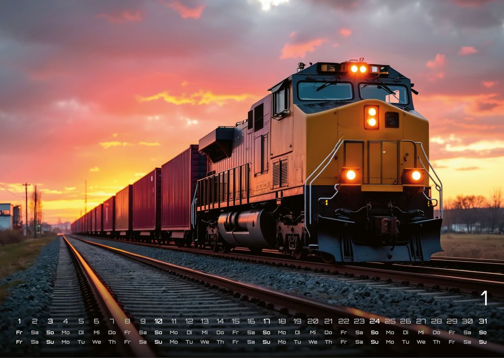 Weitere Ansicht: Eisenbahn - faszinierende Bahnwelt - 2027 - Kalender DIN A3