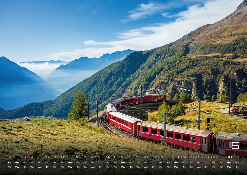 Weitere Ansicht: Eisenbahn - faszinierende Bahnwelt - 2027 - Kalender DIN A3