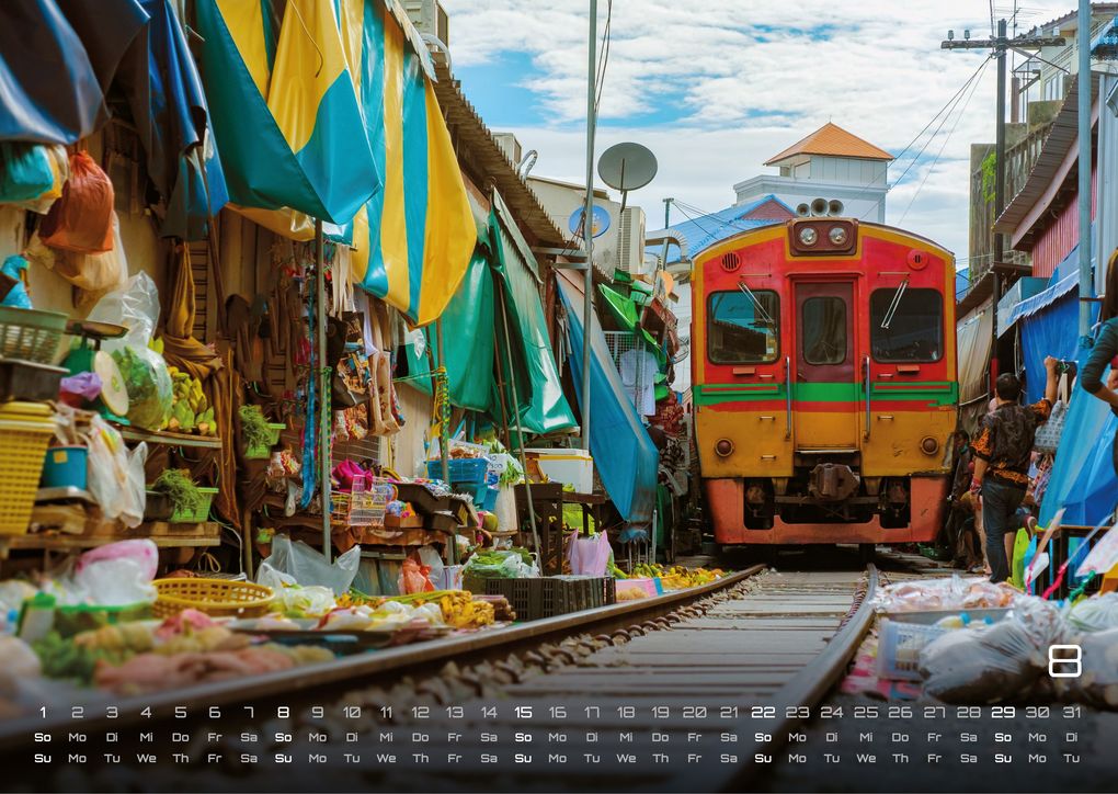 Weitere Ansicht: Eisenbahn - faszinierende Bahnwelt - 2027 - Kalender DIN A3