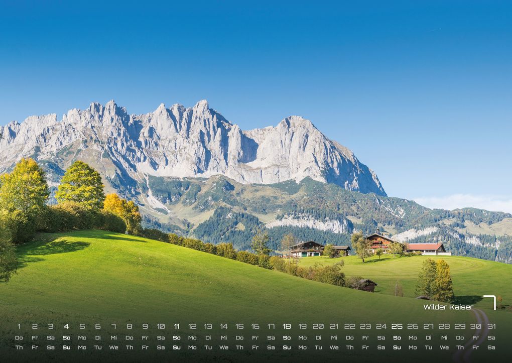 Weitere Ansicht: Österreich - 2027 - Kalender DIN A2