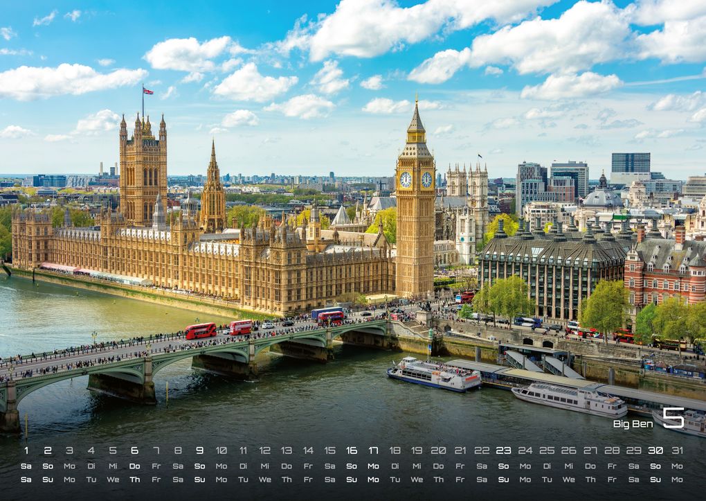 Weitere Ansicht: England - It's Tea Time - 2027 - Kalender DIN A2