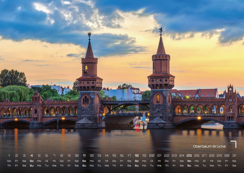 Weitere Ansicht: Berlin - Zwischen Spree und Skyline - 2027 - Kalender DIN A2