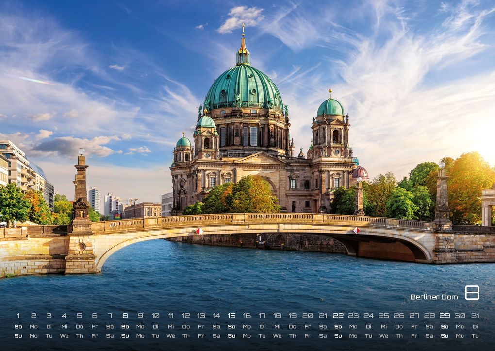 Weitere Ansicht: Berlin - Zwischen Spree und Skyline - 2027 - Kalender DIN A2