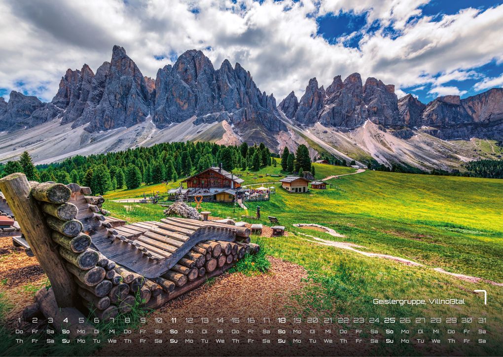 Weitere Ansicht: Südtirol - eine Reise durch bezaubernde Landschaften - 2027 - Kalender DIN A3