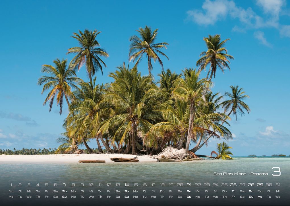 Weitere Ansicht: Inseln & Strände - Plätze zum Entspannen - 2027 - Kalender DIN A3