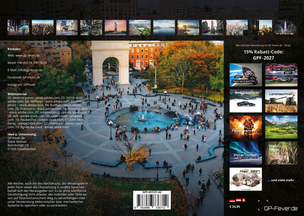 Weitere Ansicht: New York - die Stadt, die niemals schläft - 2027 - Kalender DIN A2