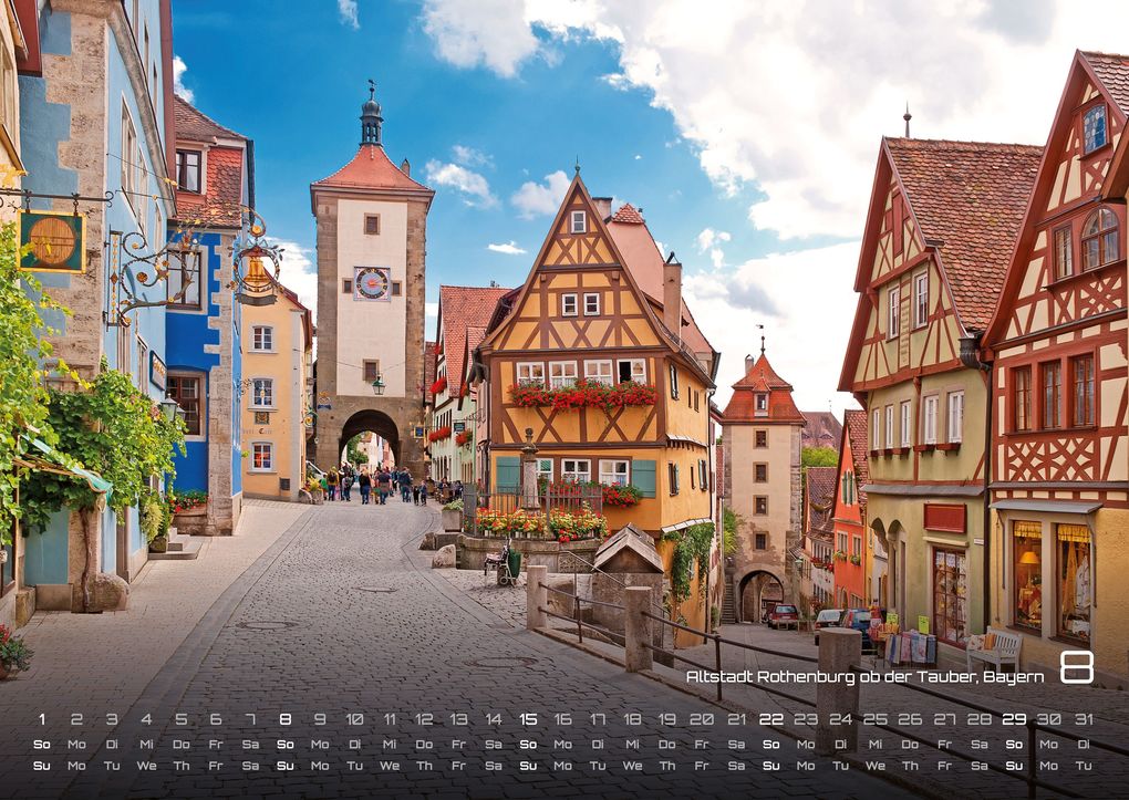 Weitere Ansicht: Deutschland - eine Reise zu bezaubernden Landschaften und Sehenswürdigkeiten - 2027 - Kalender DIN A2